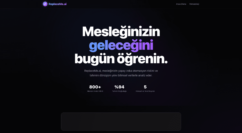 ReplaceMe.ai — AI Job Risk Calculator